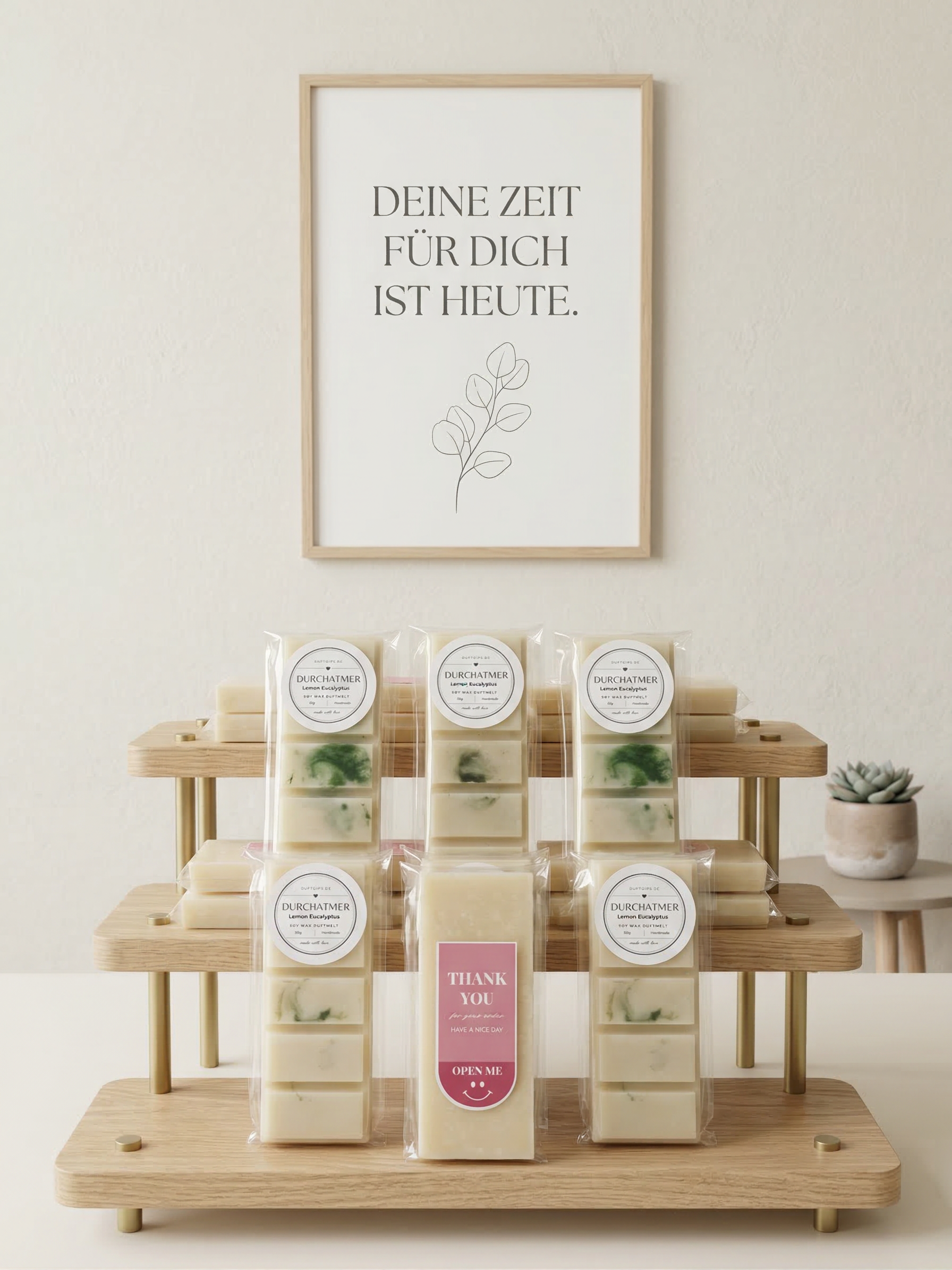 Duftmelts Durchatmer Eucalyptus – Erfrischender Zitronen-Eukalyptus Duft - Cozy Nook Atelier