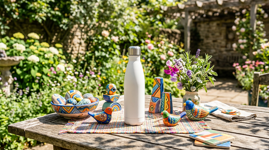 DIY Sommerdeko: Mit Gipsstempeln und Farben zur perfekten Gartenatmosphäre! 🌻 - Cozy Nook Atelier