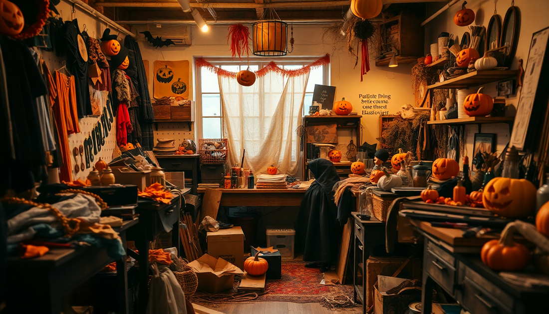 Hinter der Bühne - Die chaotisch-gemütliche Halloween-Vorbereitung bei Cozy Nook Atelier