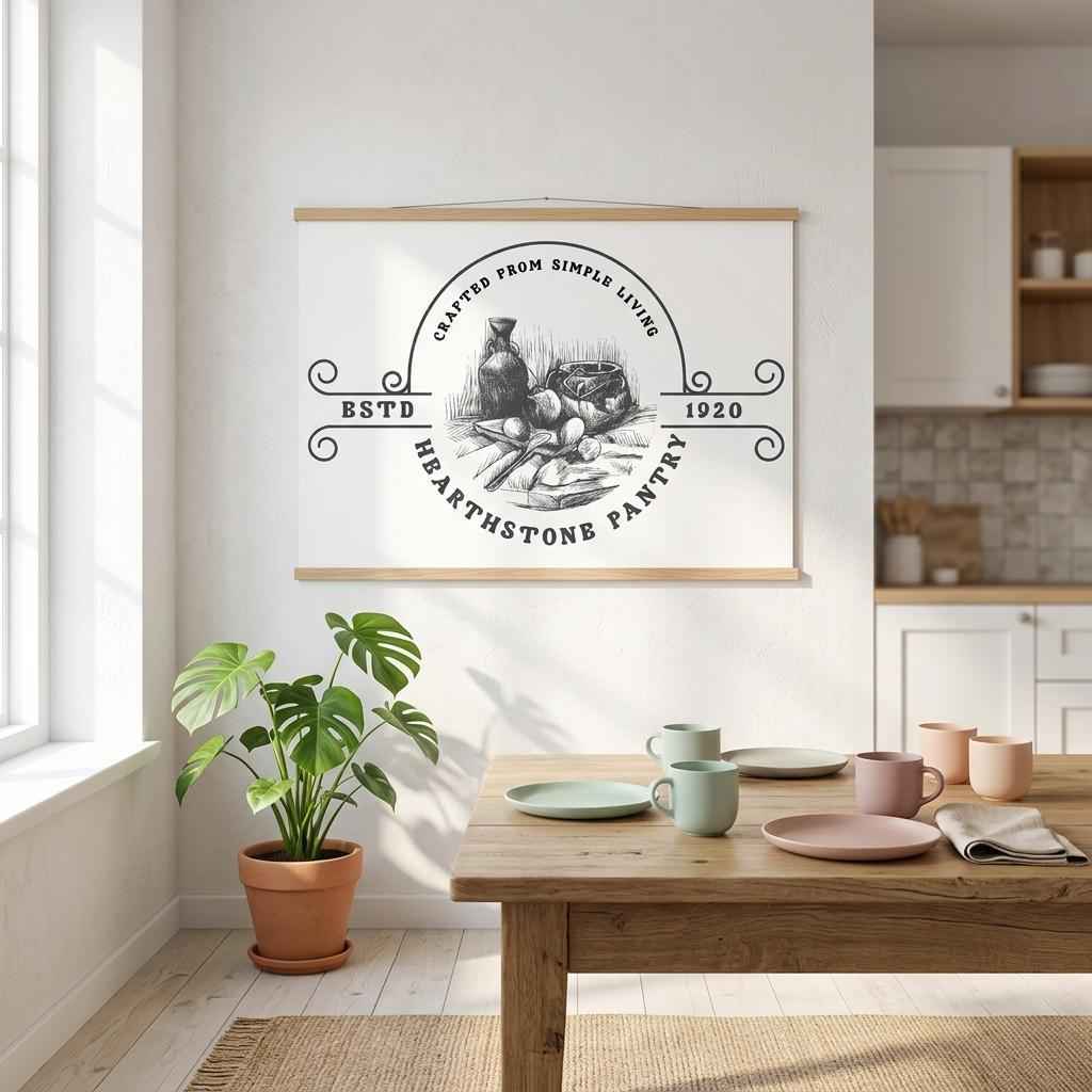 Premium Poster Mit Holzleisten Aus Mattem Kunstpapier