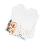 Boho Dandelion Damen T-Shirt mit Floral-Print Spruch