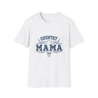 Country-Mama T-Shirt mit Western-Langhorn-Print