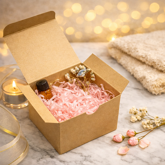 Geschenkbox 10x10x10 | Braun - Cozy Nook Atelier