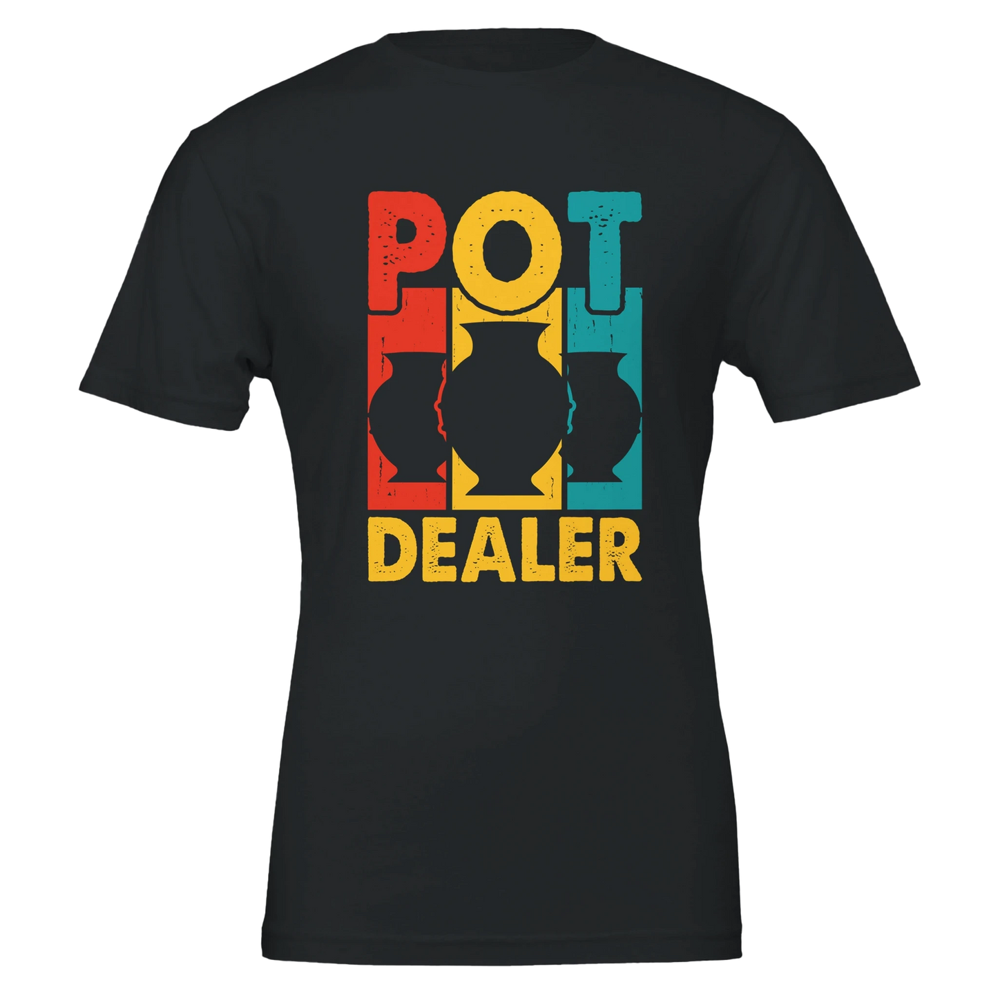 POT DEALER Unisex T-Shirt aus Weicher Baumwolle
