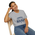 Country-Mama T-Shirt mit Western-Langhorn-Print