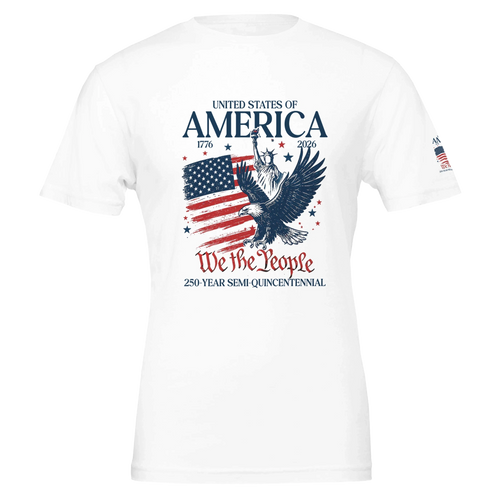 250 Years Eagle Premium Unisex T-Shirt Aus Baumwolle
