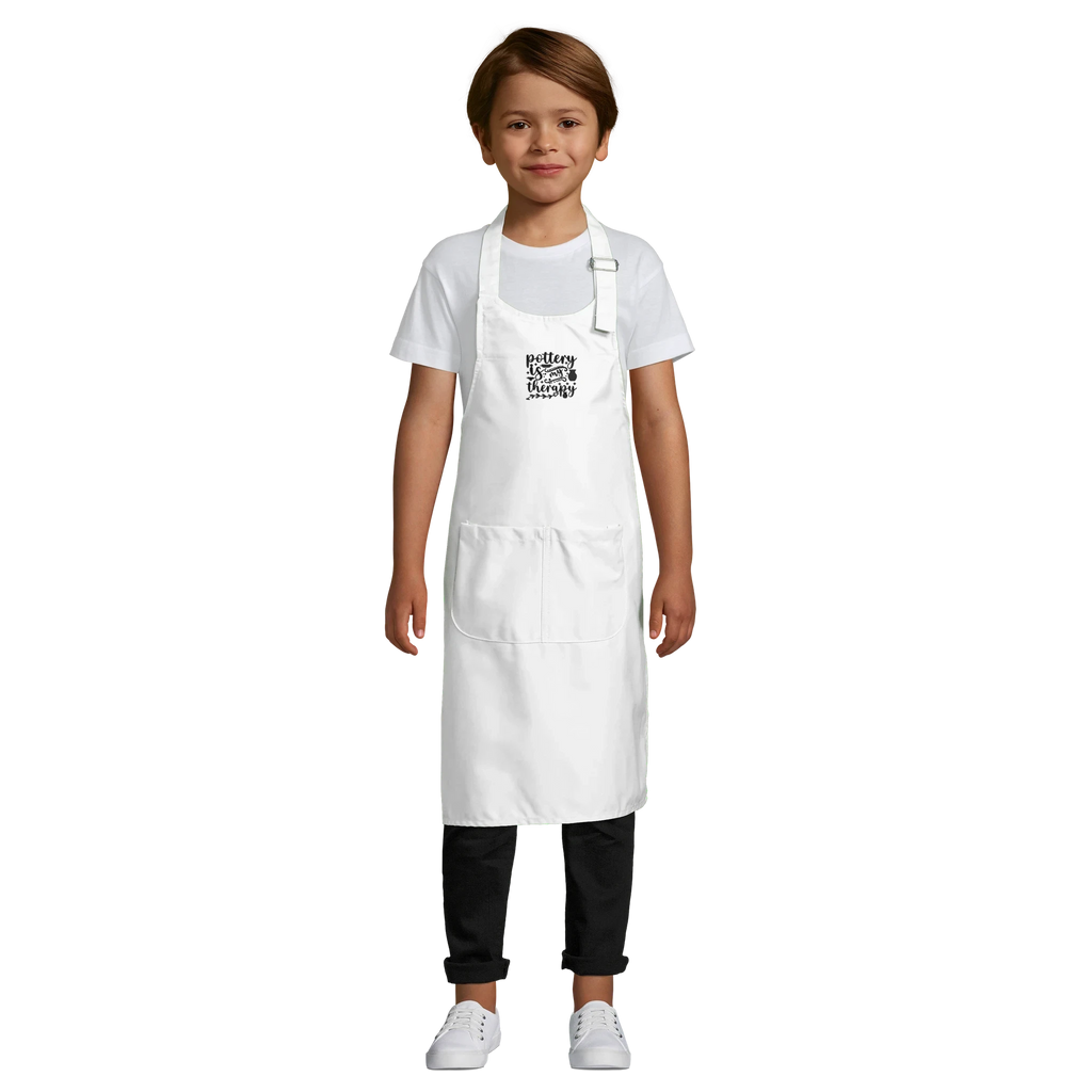 Kinder Schürze mit Tasche – Verstellbare Polycotton Schürze