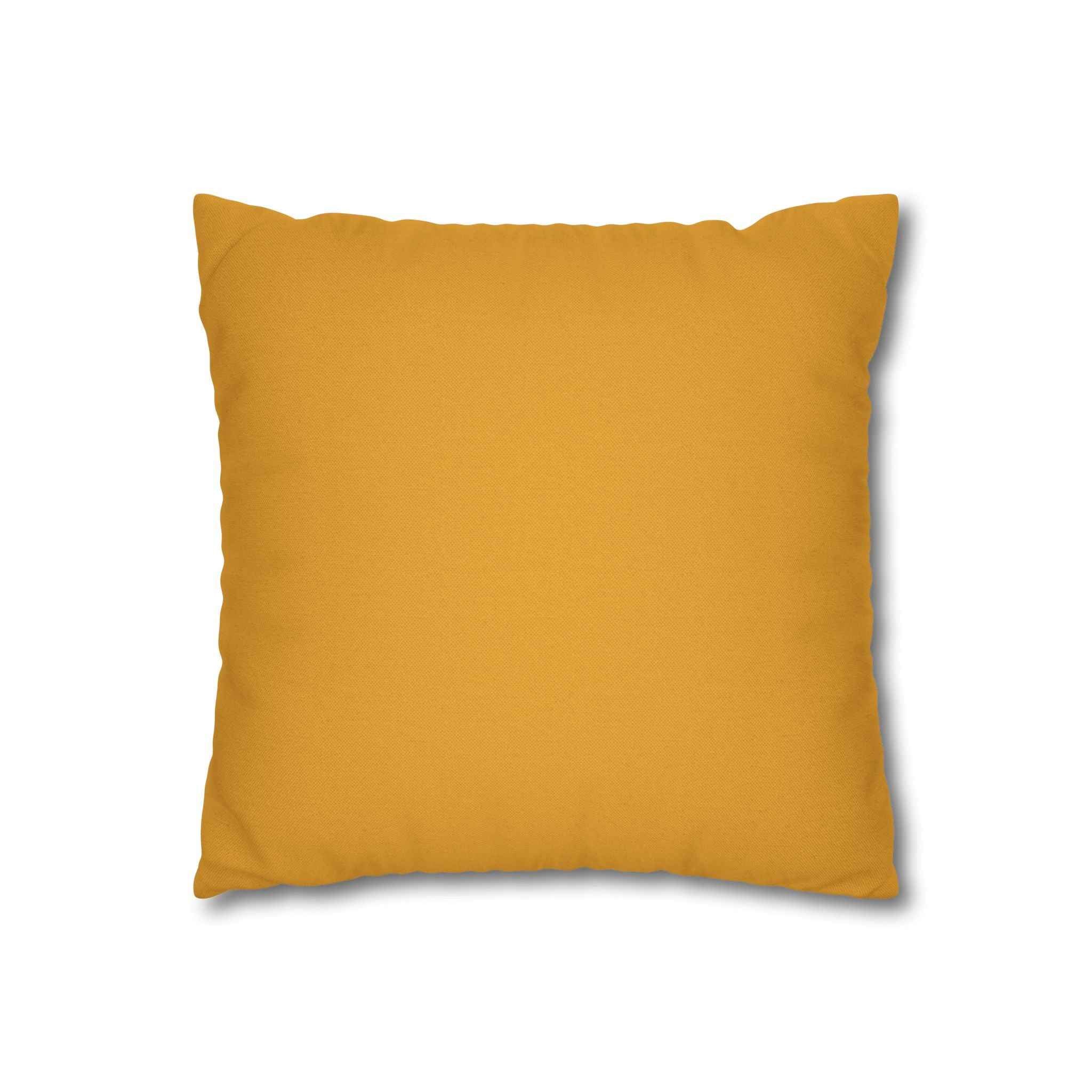 Stay Groovy Sun Decorative Pillowcase — Retro 70s Boho Accent Cushion Cover