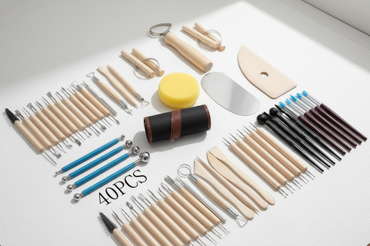 40-teiliges Töpferwerkzeug-Set