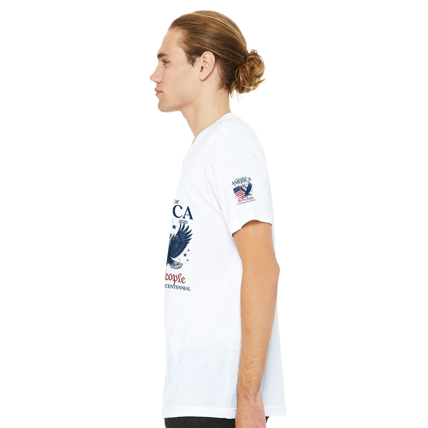 250 Years Eagle Premium Unisex T-Shirt Aus Baumwolle