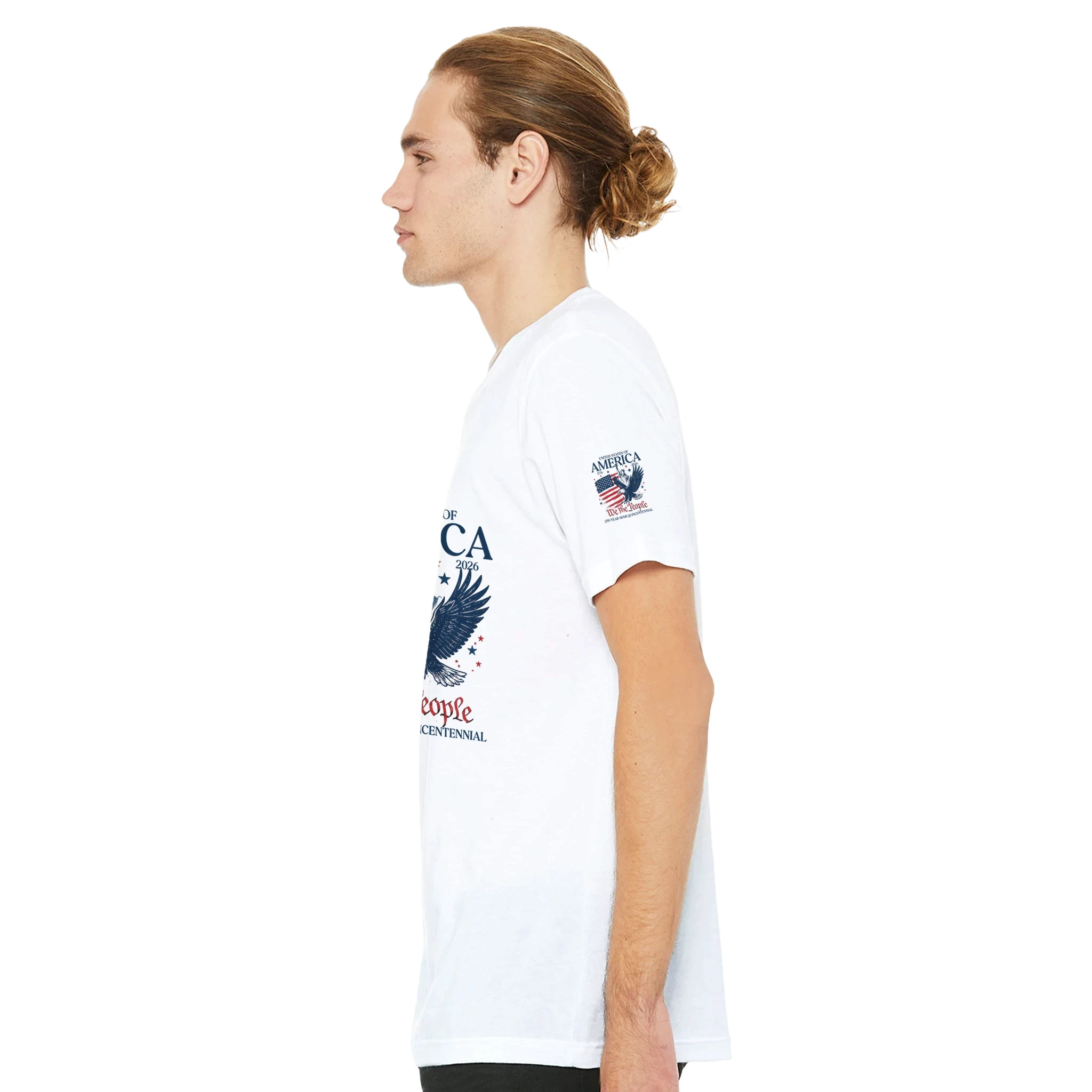 250 Years Eagle Premium Unisex T-Shirt Aus Baumwolle