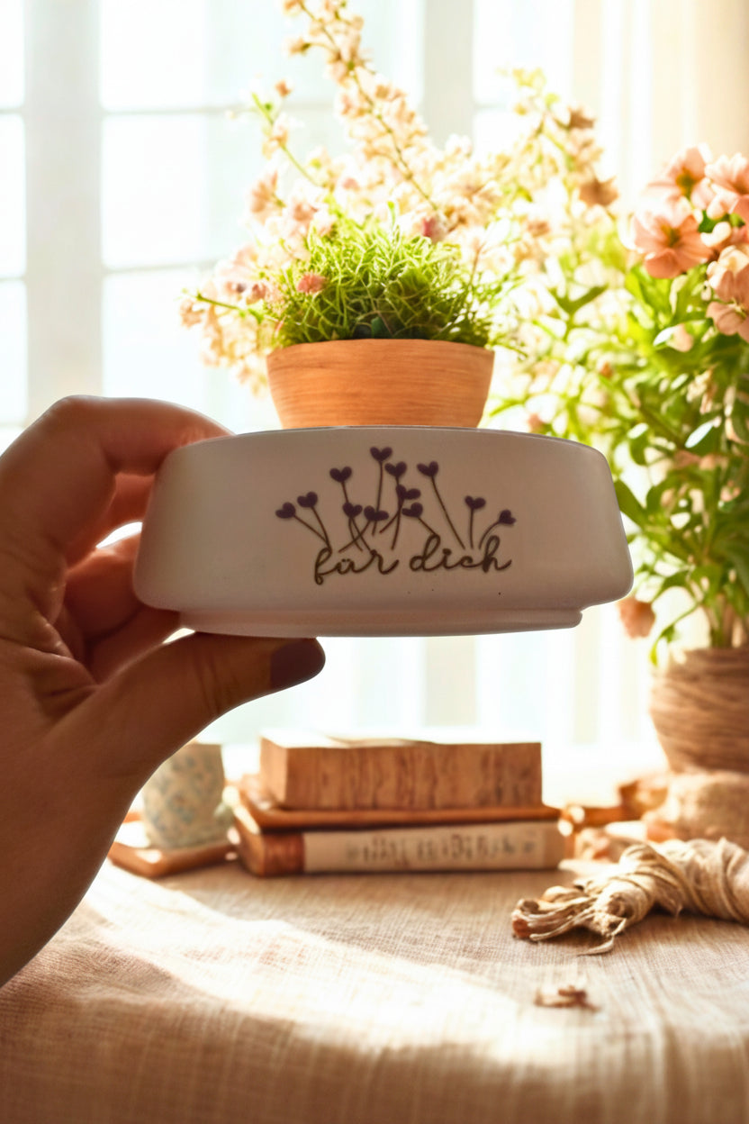 Handgegossene Gips-Schale – Dekoschale für Ihr Zuhause - Cozy Nook Atelier