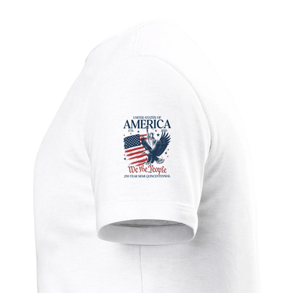 250 Years Eagle Premium Unisex T-Shirt Aus Baumwolle