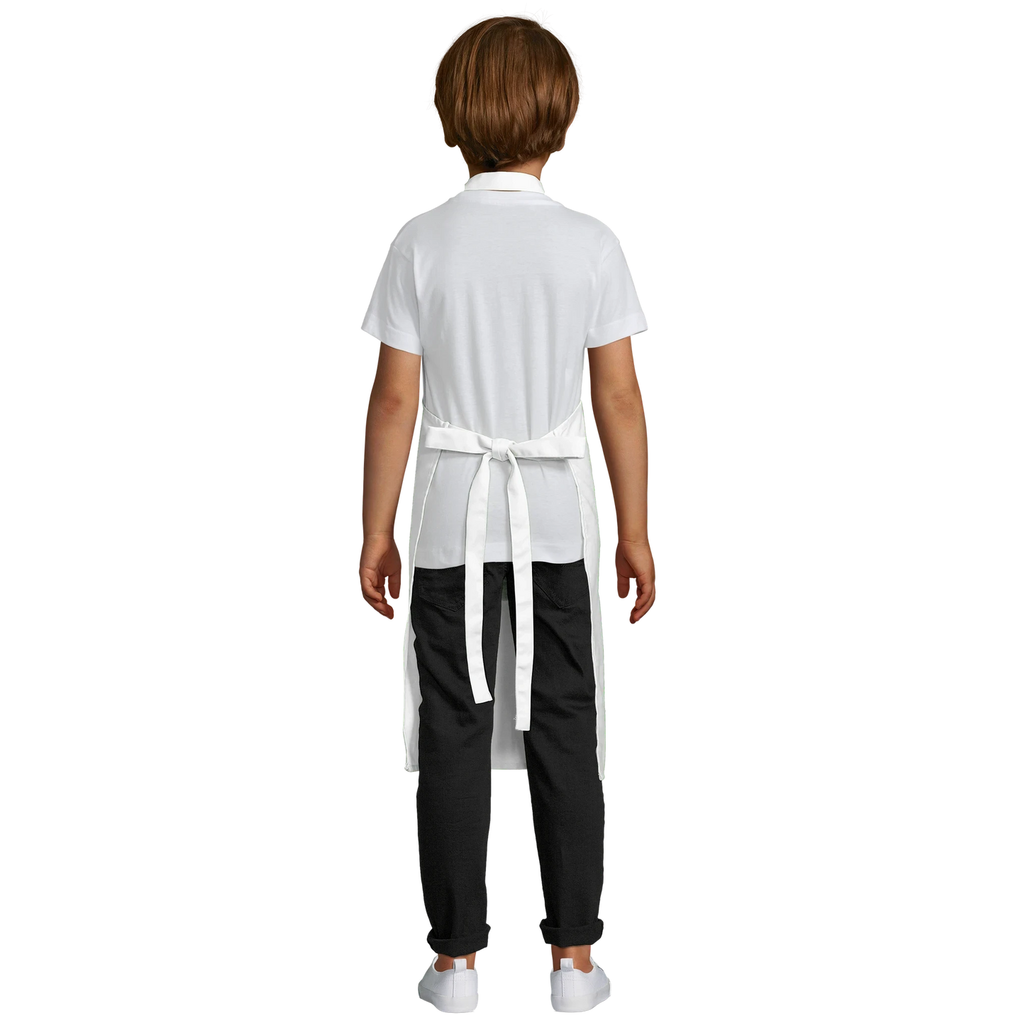 Kinder Schürze mit Tasche – Verstellbare Polycotton Schürze