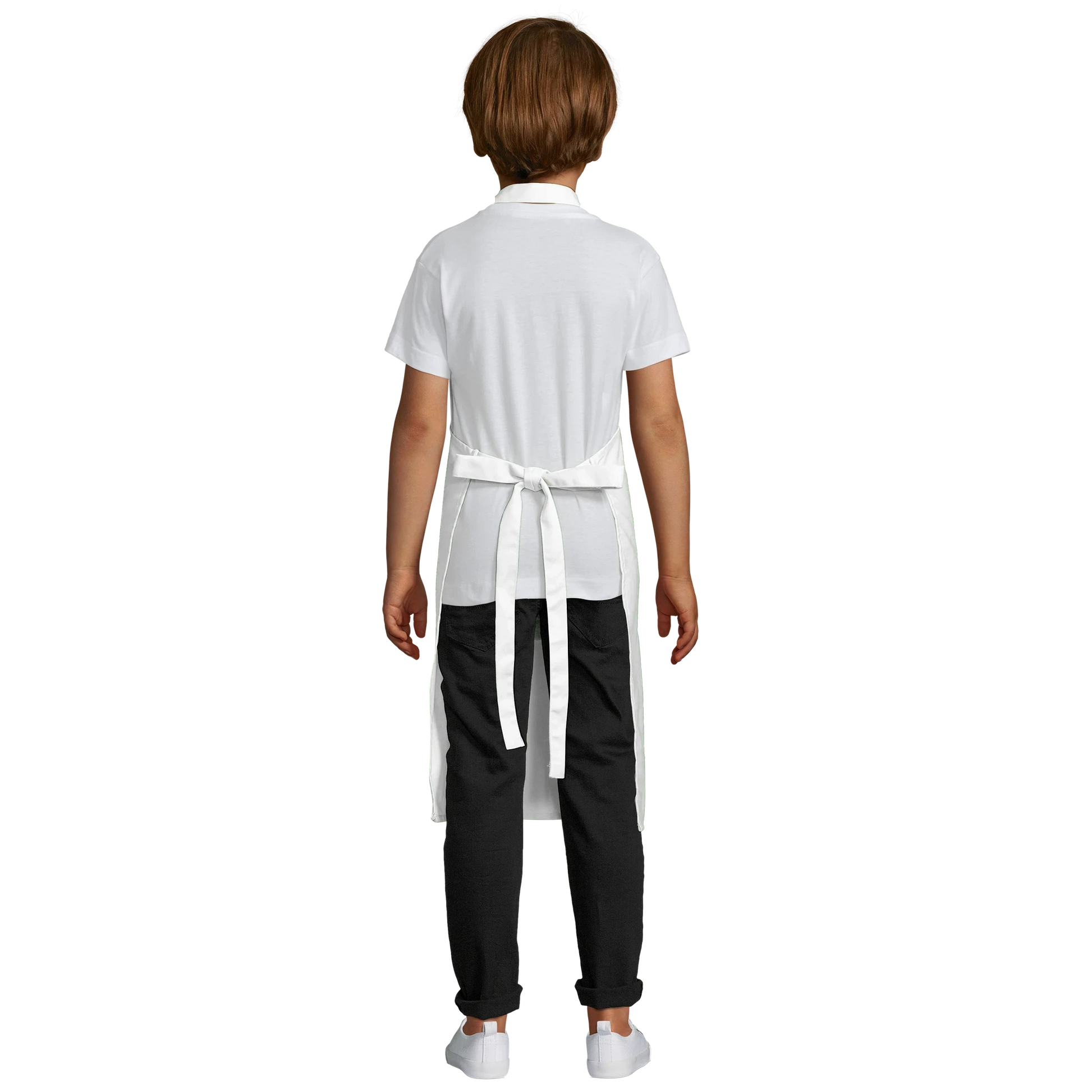Kinder Schürze mit Tasche – Verstellbare Polycotton Schürze