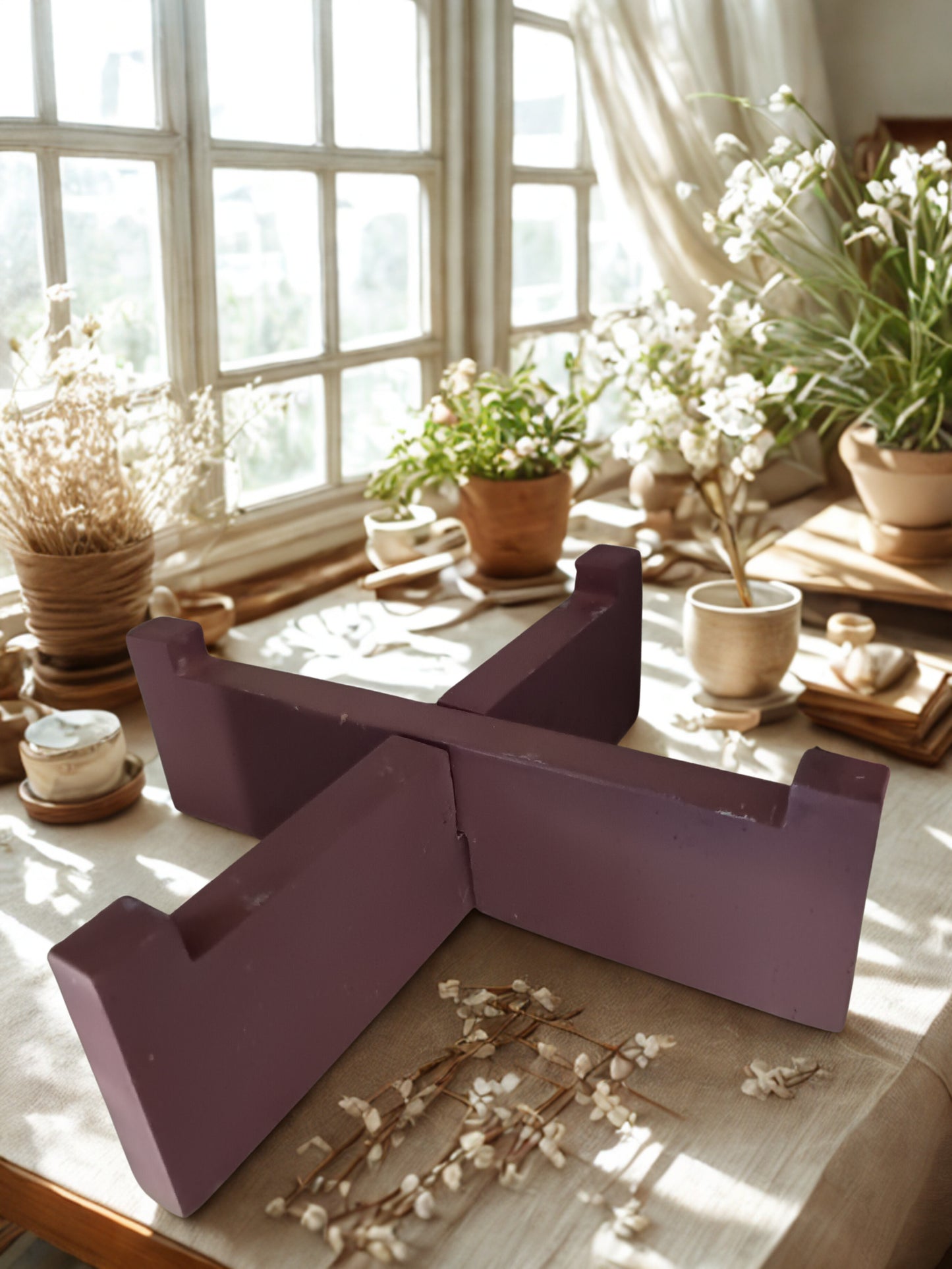 Vielseitiges Deko‑Stand-Regal für stilvolle Präsentationen - Cozy Nook Atelier