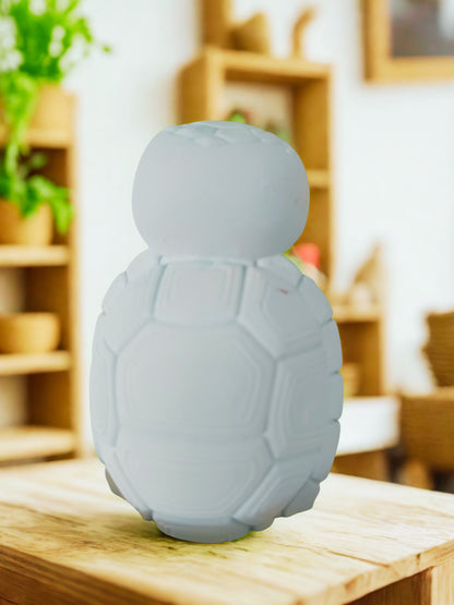 Deko Schildkröte Figur aus Gips – Handgegossenes Herz - Cozy Nook Atelier